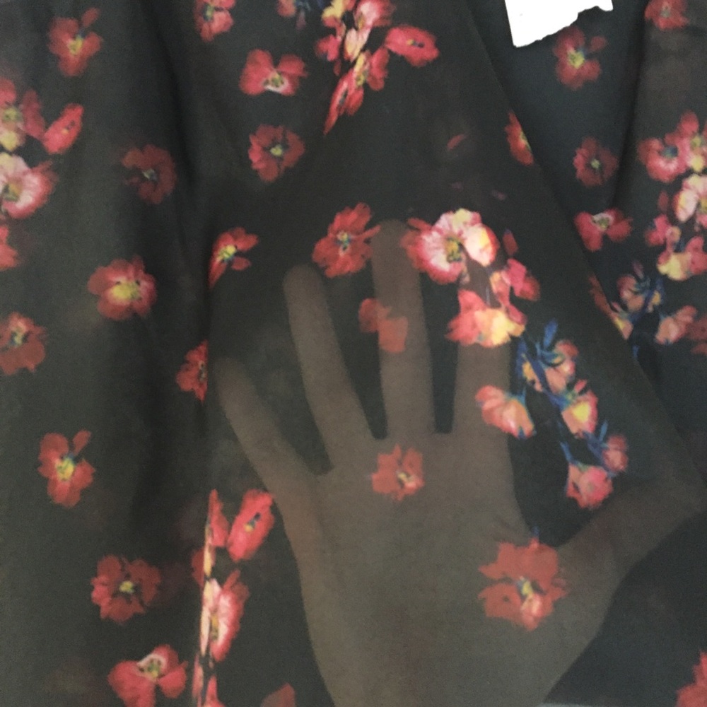 🎈4/$20 A New Day Sheer Floral Top - Picture 3 of 5